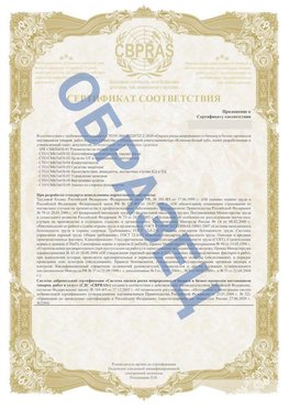 Образец Приложение к СТО 01.064.00220722.2-2020 Кириллов Сертификат СТО 01.064.00220722.2-2020 